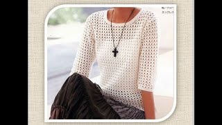 Incredible! The easiest stitch for crocheting a blouse