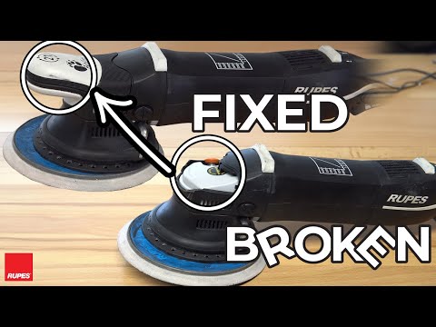 How Do I Fix My RUPES Polisher Front Cap?