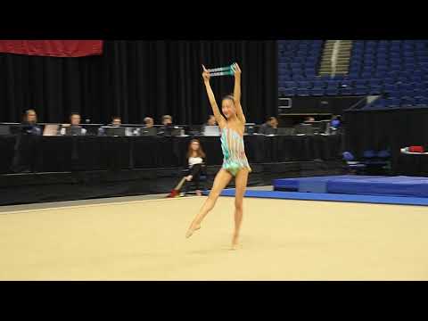 Jenna Zhao - Level 10 - 2018 USA Rhythmic Gymnastics Nationals - Clubs