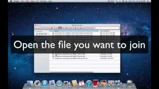 How to use Split&Concat for MAC OS X