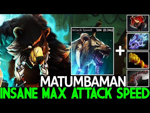 MATUMBAMAN [Lone Druid] Super Bear Max Attack Speed 7.26 Dota 2