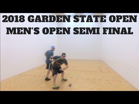 Racquetball Tournament - 2018 GS Open - Men's Open Semi-Final - J. Sylvester vs G. Heskett.
