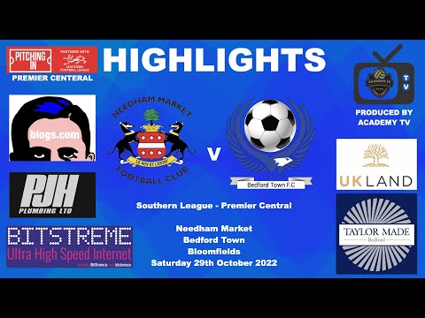 Needham Market 0-0 Bedford Town #southernleague PremierCentral #eaglevision #NLRS #nonleaguefootball