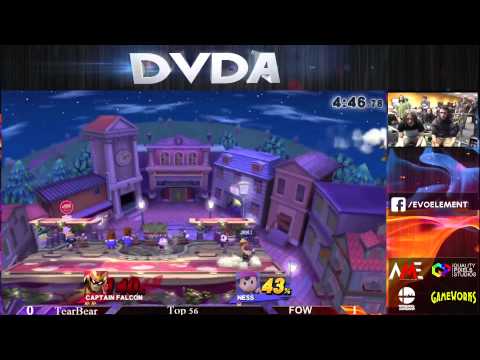 DVDA #8 Singles Top 56: FOW (Ness) vs TearBear (Captain Falcon)