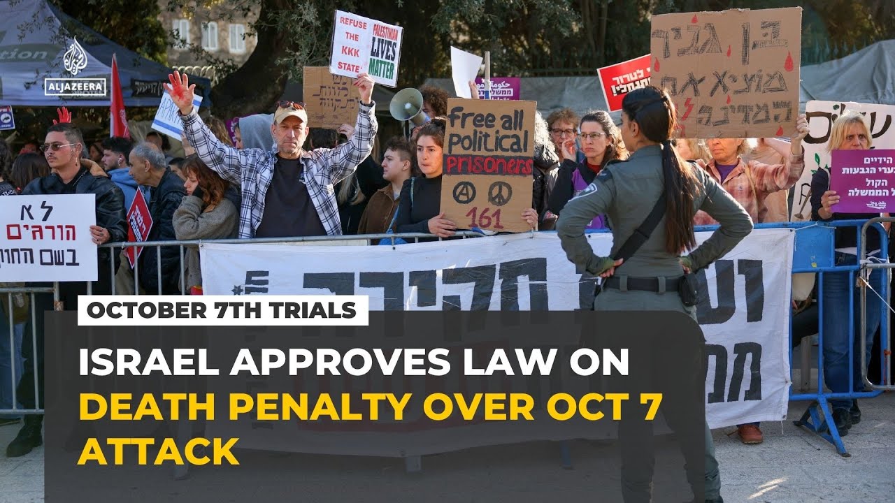 Israel approves law on public trials, death penalty for Palestinians involved in Oct 7 attacks