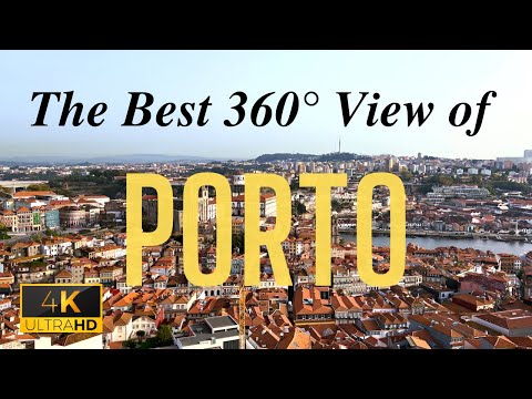 The Best 360° View over Porto from Clerigos Church and Tower | Portugal Travel Vlog