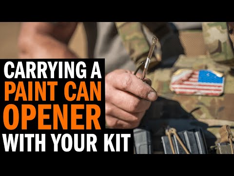 Carrying a Paint Can Opener with Your Plate Carrier / Kit?
