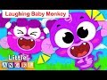 Laughing Baby Monkey And Family Kids Song By Little Angel Nursery Rhymes
