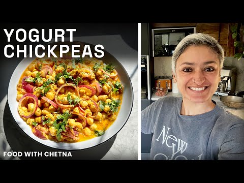 30 MINUTE MEAL - Yogurt Chickpea curry - Dahi Chole
