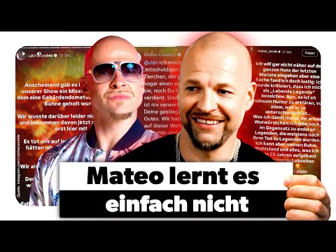 Mateo von Culcha Candela macht es immer schlimmer