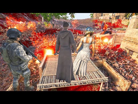 can Cleopatra , Jedi Knight & Modern Soldier defend the ancient village from 3.6 evils ?? UEBS 2