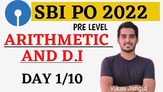 SBI PO 2022 | Day - 1 | Arithmetic and D.I