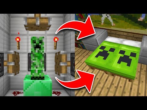 How to Make SECRET BEDS in Minecraft Tutorial! (Pocket Edition, Xbox, PC)