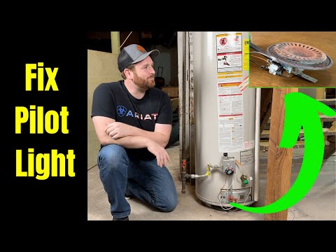 FREE Fix! Pilot Light That WON'T STAY LIT on Water Heater