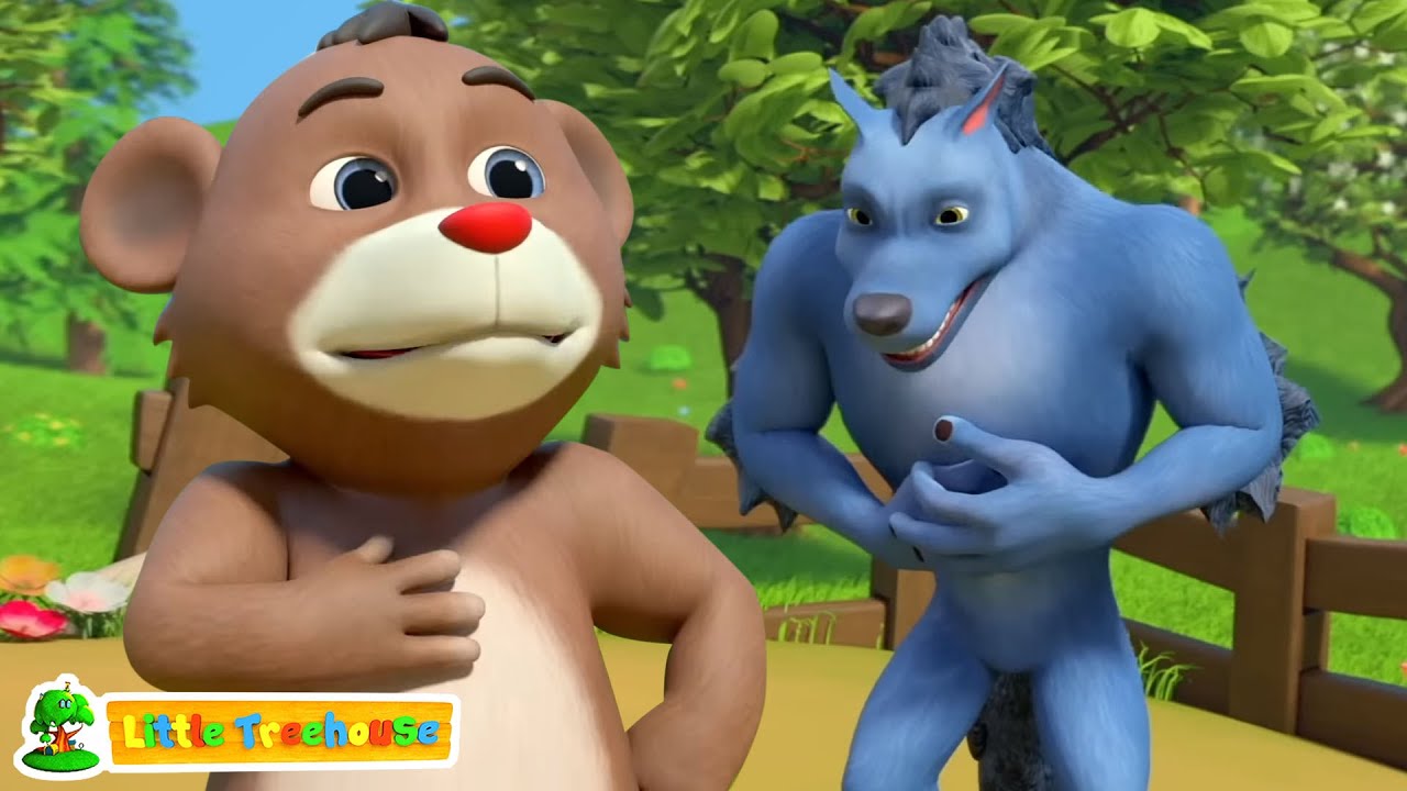 Três ursinhos história de desenho animado divertida e canção infantil