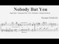 George Gershwin :  Nobody But You (1919)