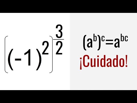 POTENCIA DE UNA POTENCIA. Propiedad peligrosa