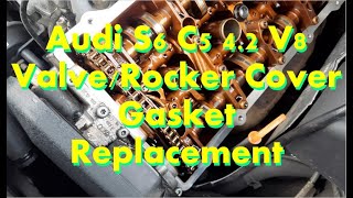 Audi V8 Valve Cover Gasket Replacement