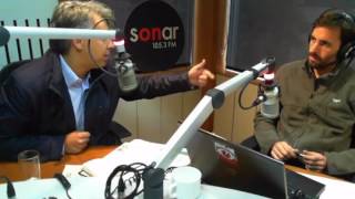 Marco Enríquez-Ominami y Daniel Matamala en SonarFM