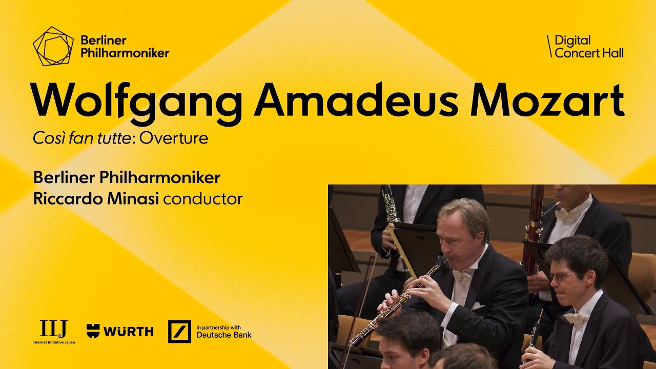 Mozart: Così fan tutte overture / Minasi · Berliner Philharmoniker