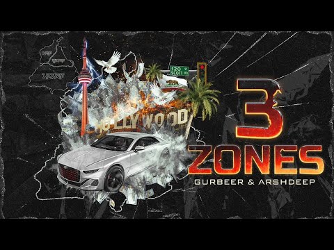 3 ZONES  GURBEER & ARSHDEEP (Official Music Video)