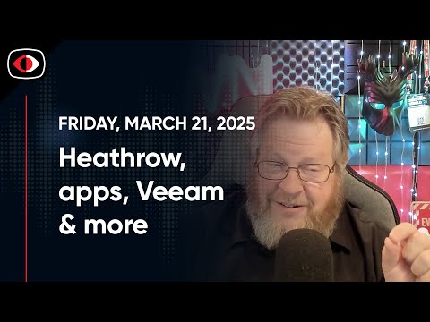 Orange Drop Caps, apps, Veeam, jobs, Heathrow, vpentest, Aaran Leyland, and More... - SWN #461