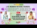 Webinar One Note Webinar One Note