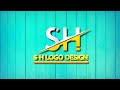 SH Logo Design On Mobile Phone Pixallab Editing Tutorial AhsanDesigns