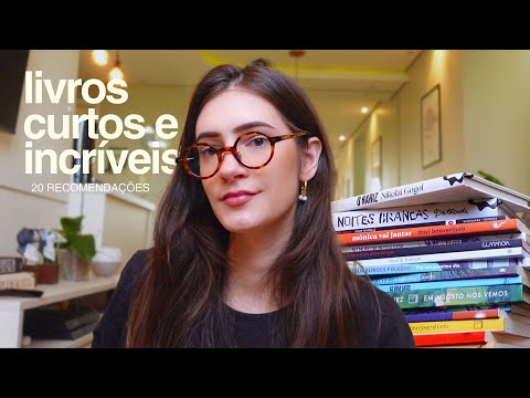 VINTE livros curtos para ler em um dia (ou não)