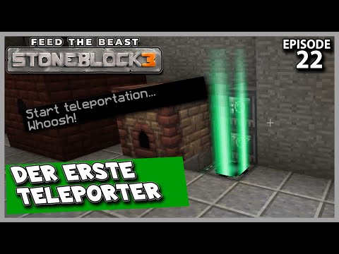 Die Matter Transmitter funktionieren #22 ⛏️Minecraft  FTB Stoneblock 3 💎 Lets Play Deutsch