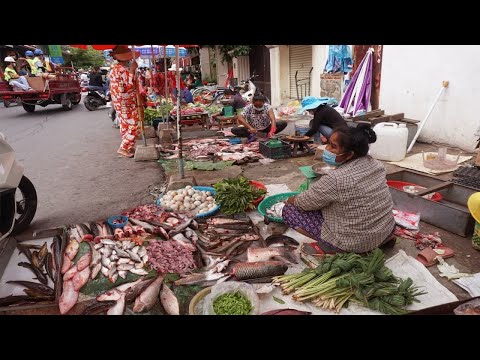 Morning Street Food Near Phsa 7 Makara - Walking Tour Around 7 Makara Market @ Tuol Kouk