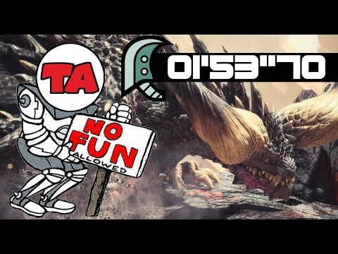 【MHW PS4】01'53'70 Nergigante Great Sword TAwiki [ネルギガンテ TAwiki 大剣]