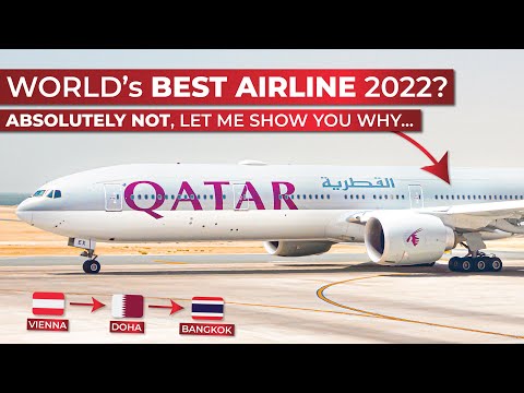 BRUTALLY HONEST | Qatar Airways ECONOMY from Vienna to Bangkok on the A330-300 and Boeing 777-300ER!