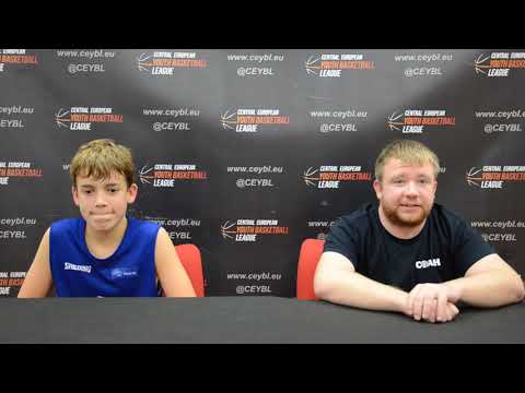 CEYBL U13 - Press conference, 22.10.2022, HAKRO Merlins Crailsheim - Válečníci Děčín