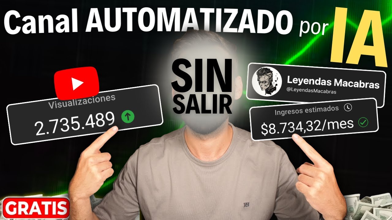 Creo un canal de YouTube Automatizado MONETIZABLE con IA GRATIS 📈 Guía Completa FÁCIL