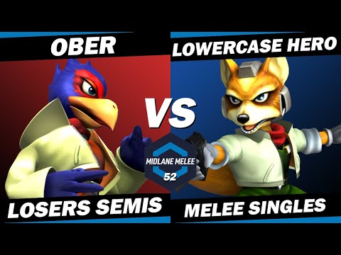 Ober vs Lowercase hero - Losers Semi Finals | Midlane Melee 52