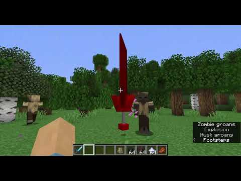 GIANT Anime Sword Datapack Minecraft Data Pack