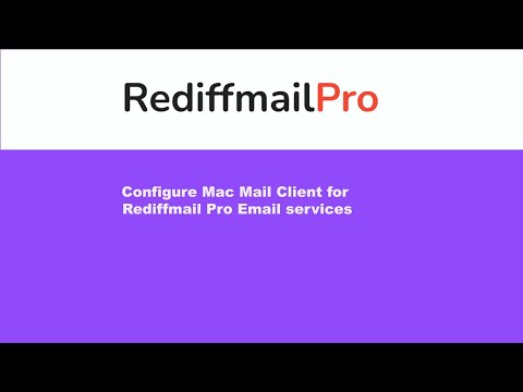 MacMail IMAP configuration for Rediffmail Pro / Enterprise Email services - Rediffmail pro Demo