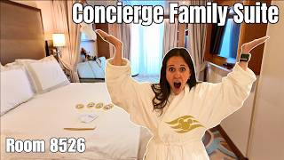 Disney Magic Concierge Suite 8526 | Full Room & Lounge Tour