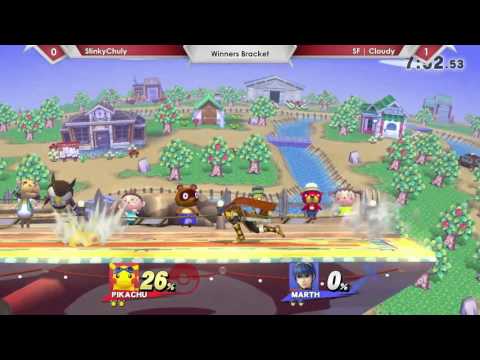 SP48 - StinkyChuly (Pikachu) Vs. SF | Cloudy (Marth) Winners Bracket - Smash 4