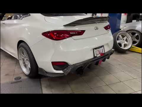 Infiniti Q60 with Tomei exhaust