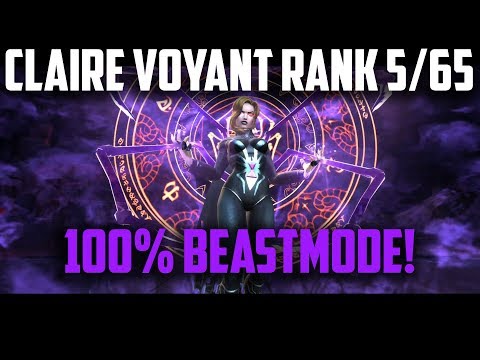 5-Star Claire Voyant Rank-Up & Gameplay - My Favorite Champion!!! - Marvel Contest of Champions