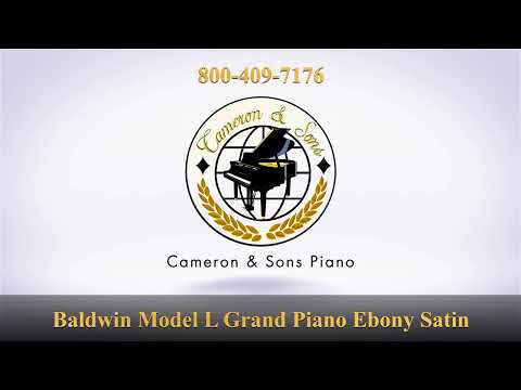 Baldwin Grand Piano Model L Ebony Satin Free In-Home Delivery image 8