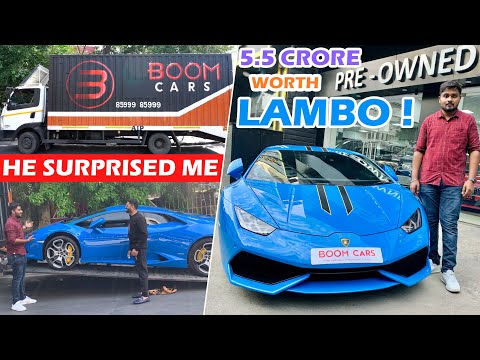 The UNEXPECTED SURPRISE !!😍 Preowned Lamborghini For Sale in CHENNAI || Boom Cars