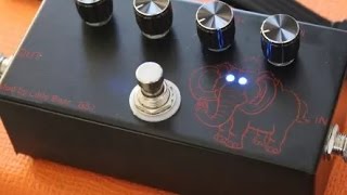 Little Bear BS-1 fuzz pedal demo. Features a mammoth with glowing eyes...