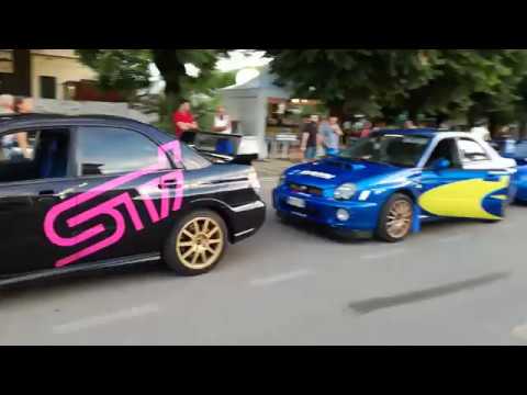 Sfilata subaru,  raduno a Carmignano