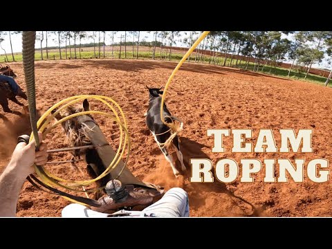 Team Roping (heeling view) Go Pro