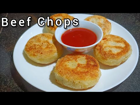 how to make Beef Potato Chops at home | goan beef...