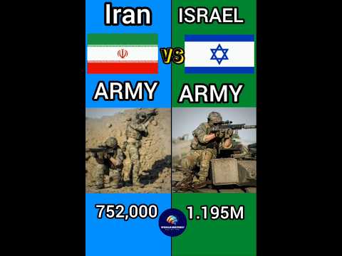 🇮🇷🆚🇮🇱 || Iran VS Israel Military Comparison 2024#iran #israel#shorts
