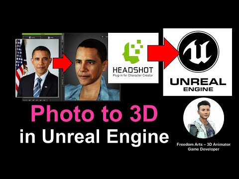 Photo to 3D Avatar in Unreal Engine - Character Creator Headshot Tutorial